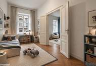 Zu Fuß zum Rochusmarkt & Donaukanal | Großzügiger Altbau mit ca. 3,60 m Raumhöhe | Separate Küche inkl. Küchenzeile | Hofseitiges Schlafzimmer mit Grünblick