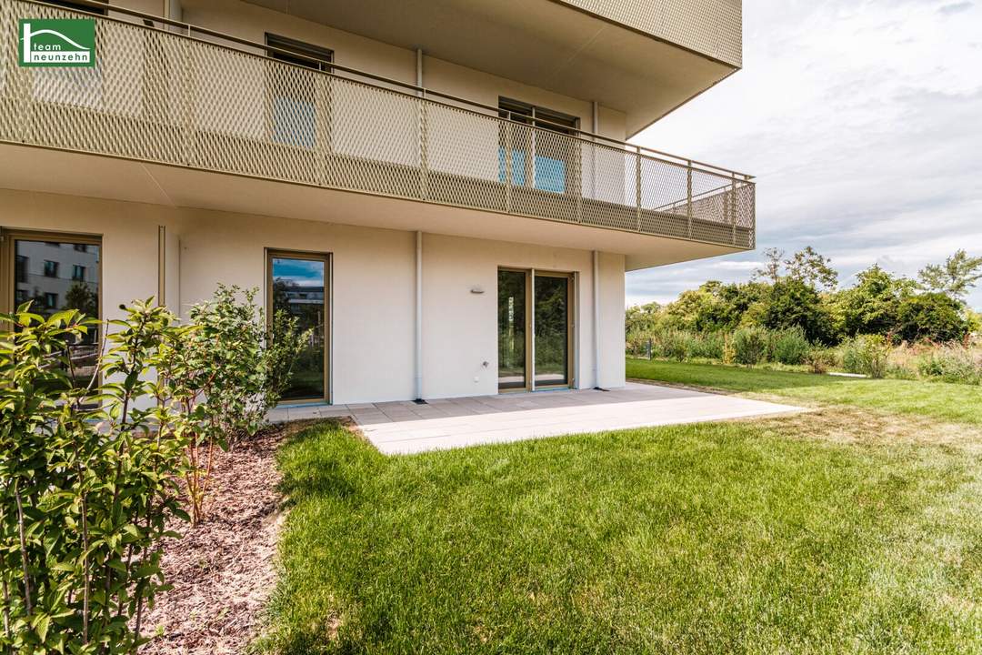 Ihr grüner Rückzugsort im "Hirschfeld - naturnah wohnen" - Gartentraum mit ausgezeichneter Ausstattung (Erdwärme,..) im provisionsfreien Erstbezug!