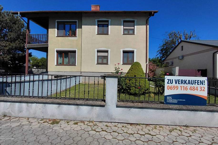 Zwei-Familien-Haus mit zwei mal 100m² Wohnfläche, Haus-kauf, 330.000,€, 2424 Neusiedl am See