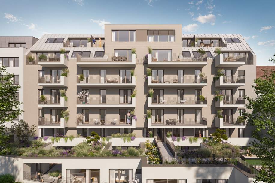 Mega-Vorsorgeinvestment in Döblinger Bestlage! – Exklusives Wohnprojekt mit Top-Anbindung!, Wohnung-kauf, 302.900,€, 1190 Wien 19., Döbling