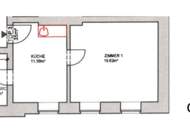 Helle 1-Zimmer-Wohnung mit Parkplatz in zentraler Lage zu vergeben!