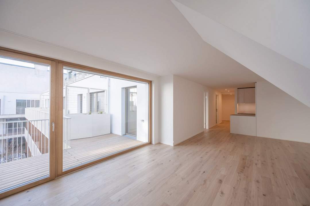 attraktive Lage, guter Grundriss, top Ausstattung! 3 Zimmer + Balkon! Erstbezug ab März!