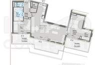 herrlicher Ausblick auf den Wienerwald: 3 Zimmer-Wohnung mit 2 Terrassen