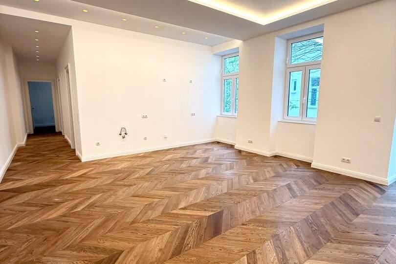 Luxuriöse Altbauwohnung mit zwei Balkonen in Toplage des 3. Bezirks, Wohnung-kauf, 998.000,€, 1030 Wien 3., Landstraße