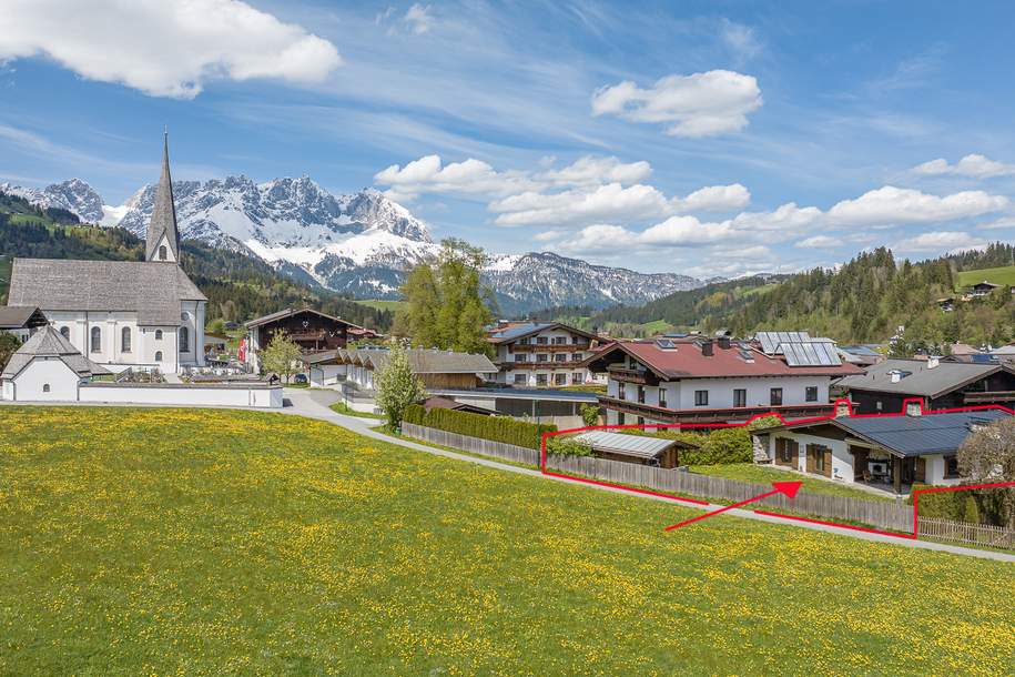 Baugrundstück mit Freizeitwohnsitz in sonniger Top-Ruhelage, Haus-kauf, 2.500.000,€, 6370 Kitzbühel
