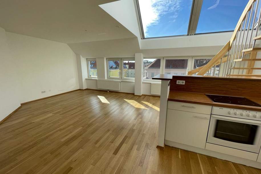 Exklusive 3-Zimmer-Maisonette mit Galerie und Terrasse im Herzen des 17. Bezirks!, Wohnung-kauf, 599.000,€, 1170 Wien 17., Hernals