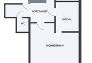 Gepflegte 2 Zimmer mit Westloggia!