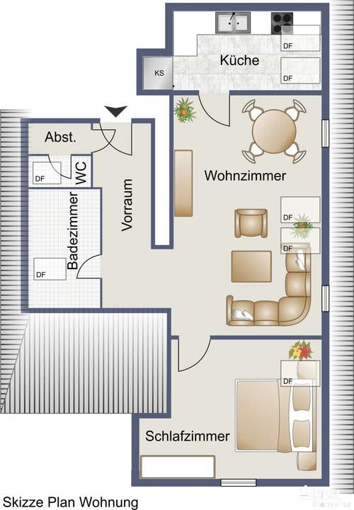 Dachgeschosswohnung in Klagenfurt: Ihr neues Zuhause!