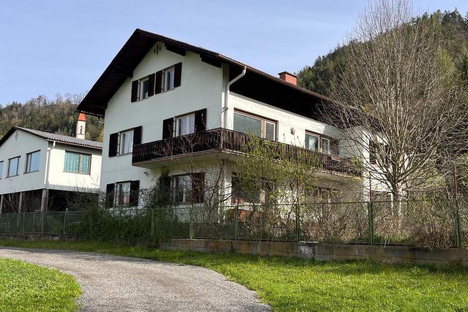 Wohnhaus mit stillgelegter Tischlerei in Pernegg - Sanierungsbedarf - großes Potenzial, Haus-kauf, 300.000,€, 8132 Bruck-Mürzzuschlag