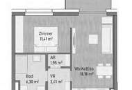 Leben in der Innenstadt Graz: NEU 8020 1.OG, 41m² mit Balkon, A+, *****Aktion zum Baustart