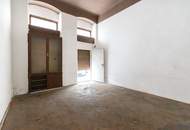 Vielseitige Gewerbeeinheit | Sanierungsbedürftiger Altbau mit Loft-Feeling | Balkon-Option (baubewilligt) | Raumhöhe bis zu ca. 4,25 m | Nähe Einsiedlerpark, U4 Margaretengürtel, künftiger U2-Station Reinprechtsdorfer Straße