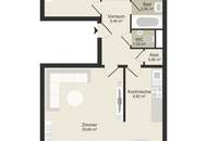 3 ZIMMER MÖGLICH l RUHIGE WOHNUNG MIT VERGLASTER LOGGIA