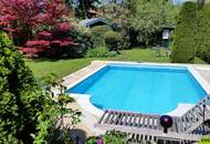 Sehr charmantes Einfamilienhaus mit traumhaftem Pool, Wintergarten, großem Carport und Garten mit einigen Extras