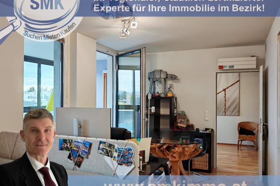 Grünruhelage in U2-Nähe inkl. Garagenplatz!, Wohnung-kauf, 360.000,€, 1220 Wien 22., Donaustadt