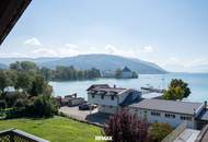 Wenn ich den See seh, brauch ich kein Meer mehr! Panoramatischer Seeblick auf den Attersee.