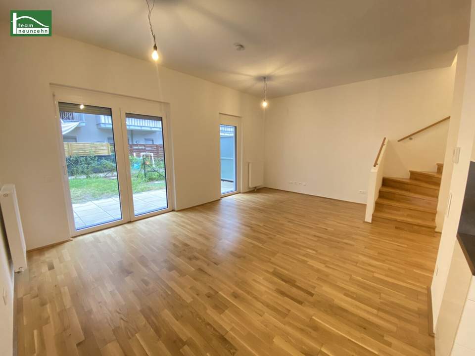 3-Zimmer-Maisonette mit Garten nahe S-Bahn Jedlersdorf, Straßenbahn 26 und SCN! Einbauküche inkludiert - Ab September 2025