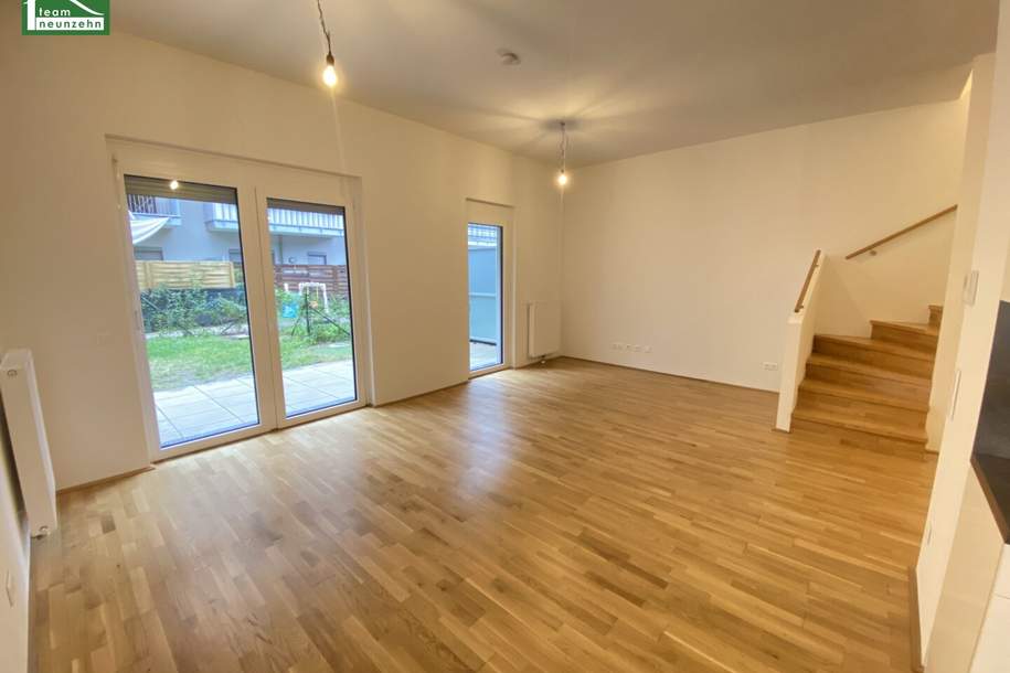 3-Zimmer-Maisonette mit Garten nahe S-Bahn Jedlersdorf, Straßenbahn 26 und SCN! Einbauküche inkludiert - Ab September 2025, Wohnung-miete, 1.345,00,€, 1210 Wien 21., Floridsdorf