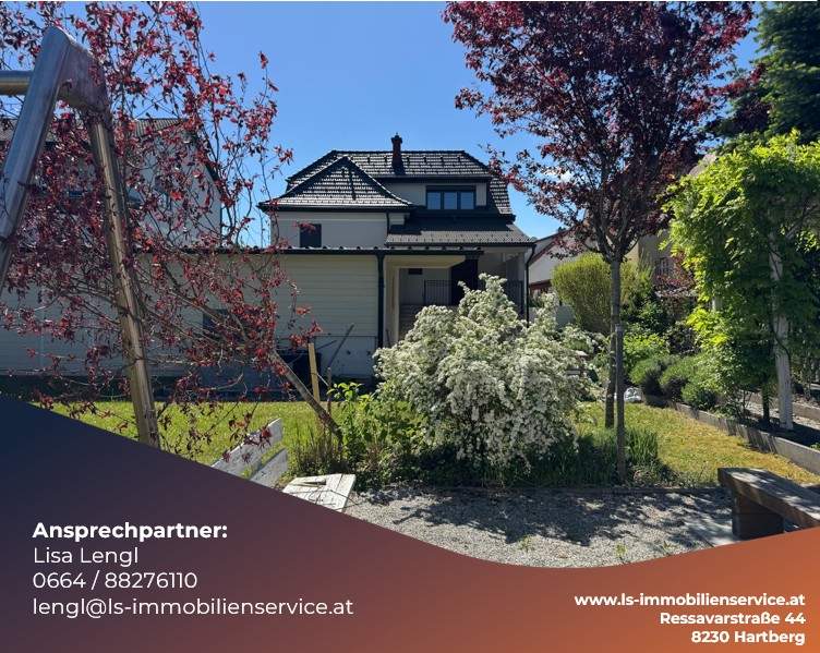 Außergewöhnliches Einfamilienhaus mit stilvoller Sanierung, sonniger Gartenoase und modernem Wohnkomfort in ruhiger Lage von Fürstenfeld