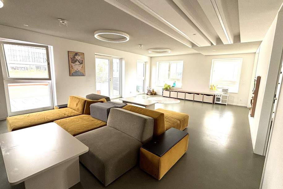 U-Bahn-Station KAGRAN U1 I Moderne Wohnung mit hochwertiger Ausstattung und Loggia I Rooftop POOL I Fitnessraum & Saunabereich, Wohnung-miete, 1.577,28,€, 1220 Wien 22., Donaustadt