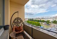 Stilvolles City Living mit Jacuzzi, 2 Balkonen und Weitblick!