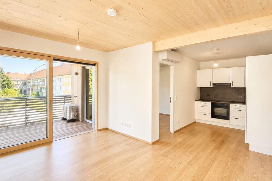 RESERVIERT Klagenfurt - Waidmannsdorf: *ERSTBEZUG* 3-ZI-Wohnung mit Loggia (ab August 2026), Wohnung-miete, 1.167,15,€, 9020 Klagenfurt(Stadt)