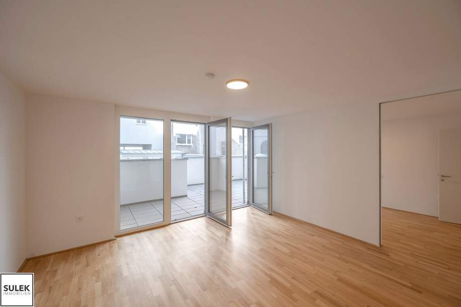 ab Juni: 2 Zimmerwohnung mit großer Innenhof-Terrasse: zentrumsnah & dennoch ruhig!, Wohnung-miete, 1.025,01,€, 1040 Wien 4., Wieden
