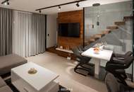 Luxuriöses, modernes Haus im Kleingarten auf 3 Ebenen