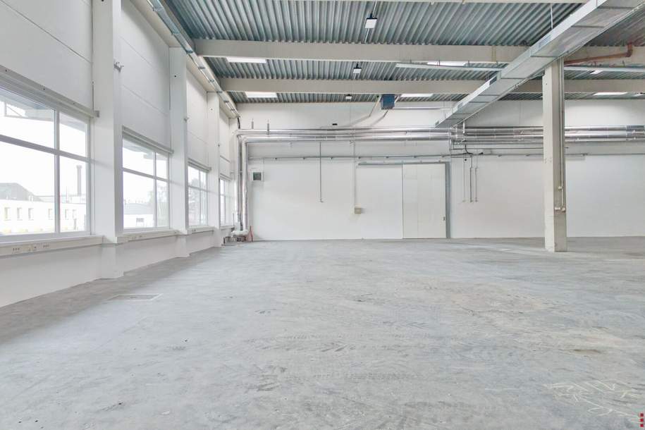 Produktions-/Lagerfläche mit ca. 1.300m² | ebenerdig &amp; beheizt | direkte Autobahnanbindung, Gewerbeobjekt-miete, 11,00,€, 2100 Korneuburg