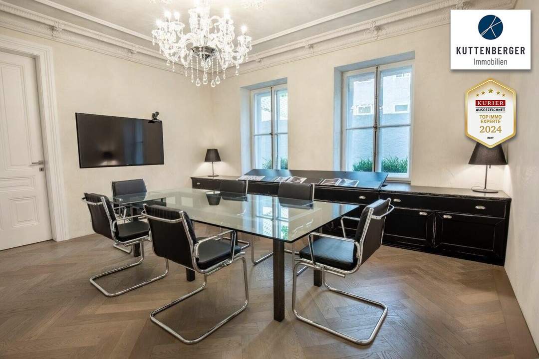 Hochexklusive Flächen für Praxis, Büro, Geschäft mit Atelier und Garten