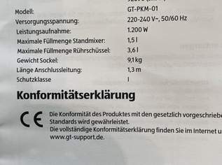 Küchenmaschine, 80 €, Haus, Bau, Garten-Haushaltsgeräte in 2351 Gemeinde Wiener Neudorf