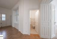Erstbezug: helle 4-Zimmer-Altbau-Wohnung im 1. OG (ohne Lift)