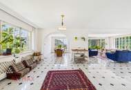 Große Villa thronend über Feldkirch mit Baulandreserve