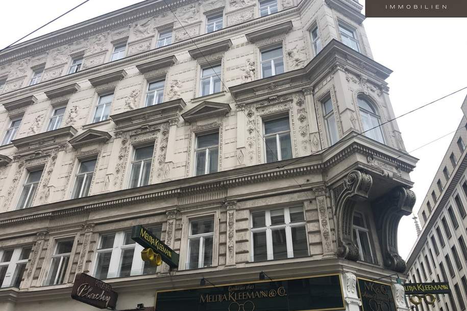 + + + 3-ZIMMER-ALTBAUBÜRO + + + TUCHLAUBEN + + + in BESTER INNENSTADTLAGE + + +, Gewerbeobjekt-miete, 1.721,55,€, 1010 Wien 1., Innere Stadt