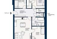 SMART WOHNEN in 4-Zimmerwohnung mit zwei Balkonen