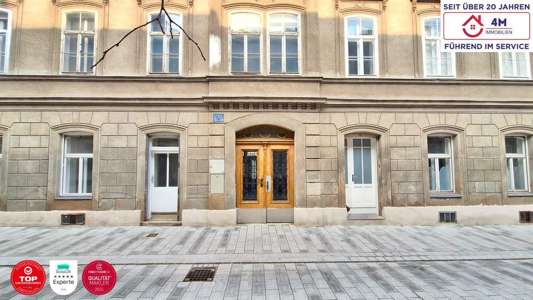 🔥 2 Zimmer, Altbau, Innenhof-Ruhe – Versteckte Perle mitten in Wien! 🌟