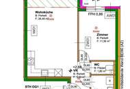 Schöne 2-Zimmer-Wohnung mit Balkon in Eßling