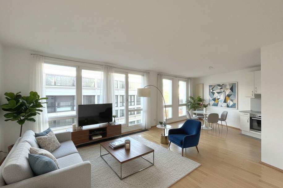 1040! 3-Zimmer Wohnung mit Gemeinschaftsterrasse - ideal aufgeteilt!, Wohnung-miete, 1.983,00,€, 1040 Wien 4., Wieden