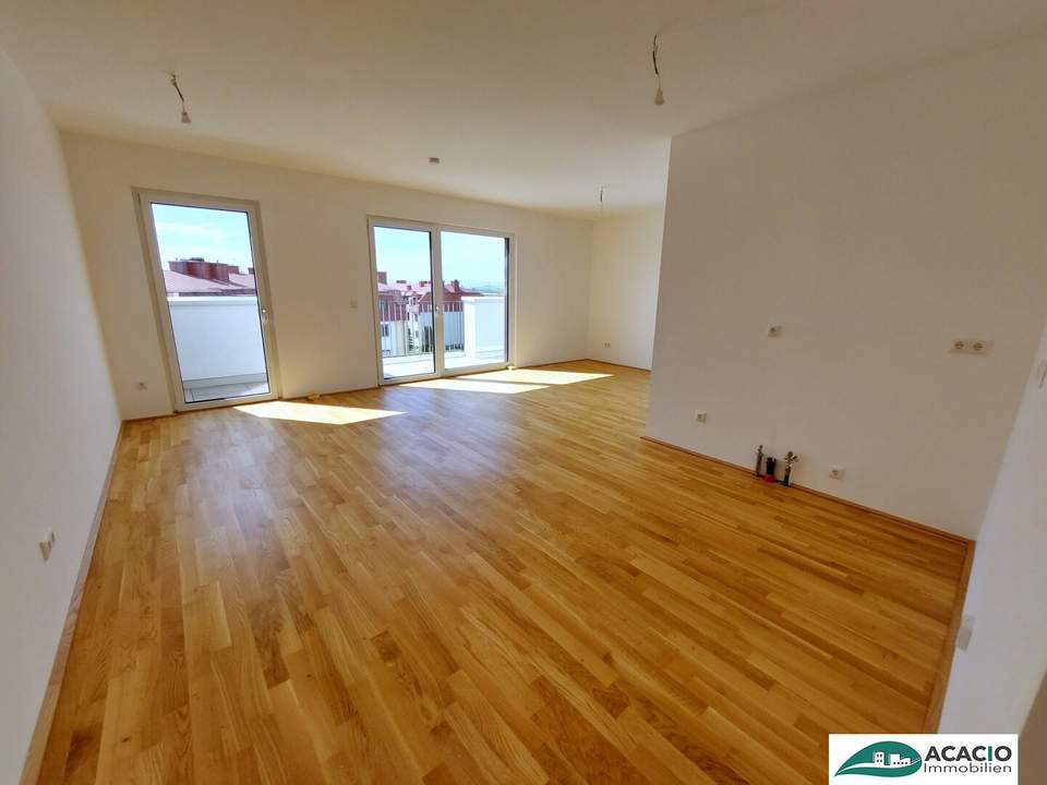 ***TRAUMHAFT: 2-Zimmer-Eigentumswohnung mit umlaufender TERRASSE - KLIMAAKTIV Gold ausgezeichneter Neubau - keine Provision für den Käufer - Nähe St. Pölten / Wohnpark Ober-Grafendorf - ökologisch, hochmodern, ausgezeichnet ***