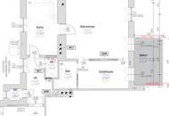 HOFLAGE mit GRÜNBLICK | 3. Stock | Sanierungsbedürftiger Altbau | Bewilligte Planung inkl. bewilligtem Balkon | Nähe Einsiedlerpark, U4 Margaretengürtel, künftiger U2-Station Reinprechtsdorfer Straße