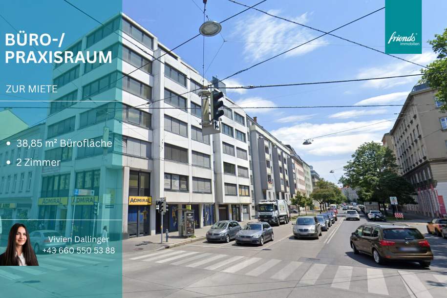 39m² Büro-/Praxisraum, Gewerbeobjekt-miete, 785,56,€, 1100 Wien 10., Favoriten