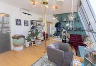 Lichtdurchflutete Dachgeschoß-Maisonette mit zwei Terrassen in Toplage nahe Währinger Straße / WIFI