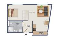 Smarte 2-Zimmer-Wohnung Nähe TU Graz