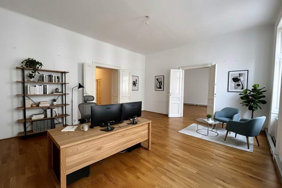 Zentrumsnahes Altbaubüro nahe U4/Stadtpark, 1030!, Gewerbeobjekt-miete, 2.531,67,€, 1030 Wien 3., Landstraße
