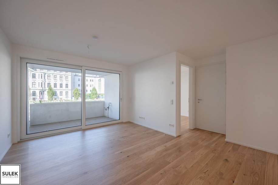 2 Zimmer Zweitbezugswohnung mit sonniger Loggia in wunderschönem Neubauprojekt "Schön102" nahe U4 - ab 1.9.2025, Wohnung-miete, 1.245,00,€, 1050 Wien 5., Margareten