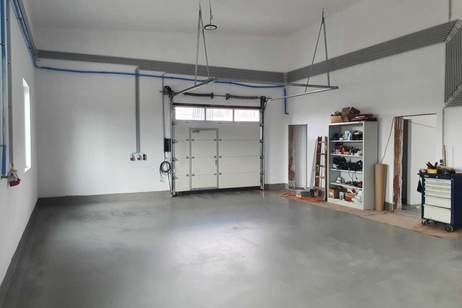 Neuwertige Gewerbehalle mit Empfang / Büro, Gewerbeobjekt-miete, 1.900,00,€, 2325 Bruck an der Leitha