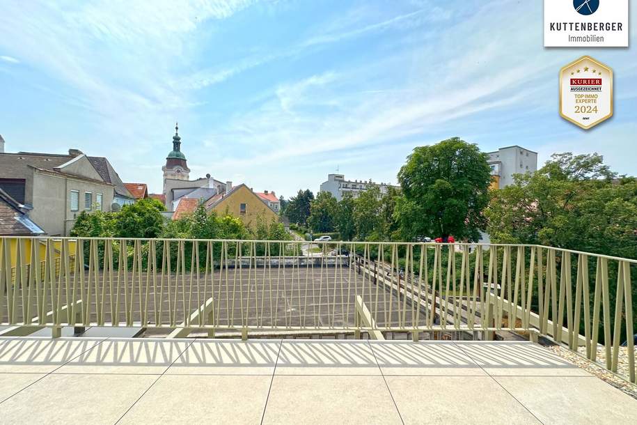 Urban Summer Vibes: DG-Wohnung mit 19m² Balkon und Steinertor-Blick, Wohnung-miete, 1.195,00,€, 3500 Krems an der Donau(Stadt)