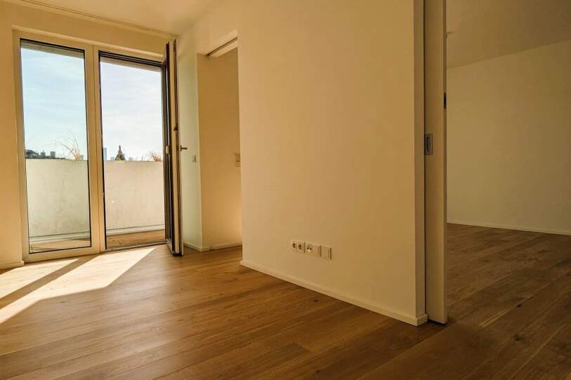Zweitbezug im 5.OG: helle 2 Zimmer Wohnung m. südseitiger Loggia - ab Juni 2026 verfügbar, Wohnung-miete, 1.399,00,€, 1050 Wien 5., Margareten
