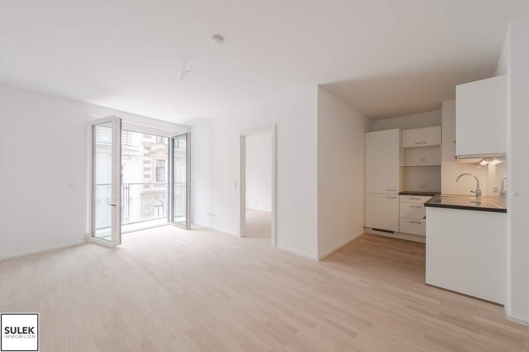 ab August verfügbar: 2 Zimmer Wohnung mit Loggia in der Kaiserstraße