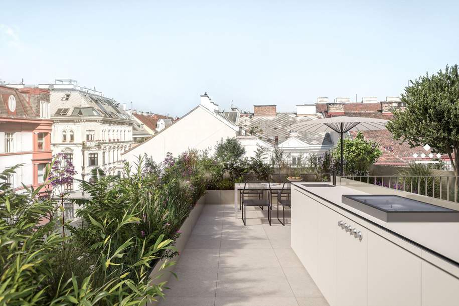 The Penthouse: Maisonette Familienapartment mit Dachterrasse!, Wohnung-kauf, 2.450.000,€, 1070 Wien 7., Neubau
