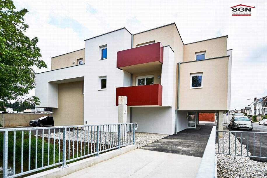 JUNGES WOHNEN - geförderte 2-Zimmer Genossenschaftswhg. mit Balkon und PKW-Abstellplatz ab Mai 2019 bezugsfertig, Wohnung-miete, 711,74,€, 4300 Amstetten